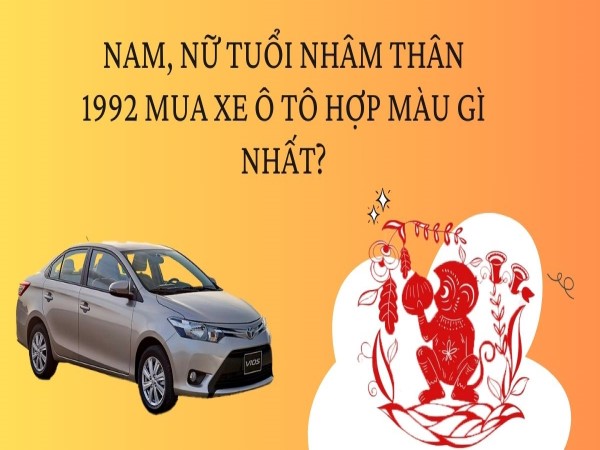 Giải đáp tuổi nhâm thân 1992 hợp với xe màu gì, kỵ màu gì?