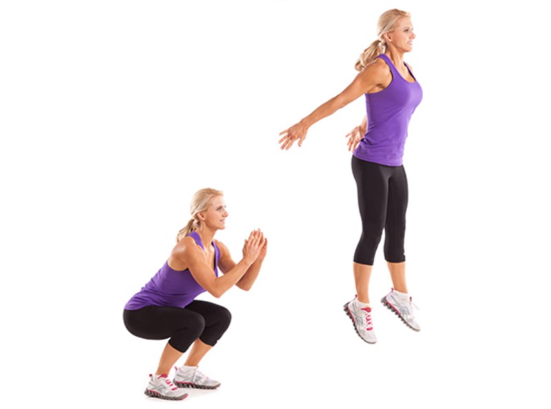 Jump Squats (Nhảy squat)