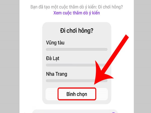 Hướng dẫn tạo bình chọn trên Messenger đơn giản dễ dàng