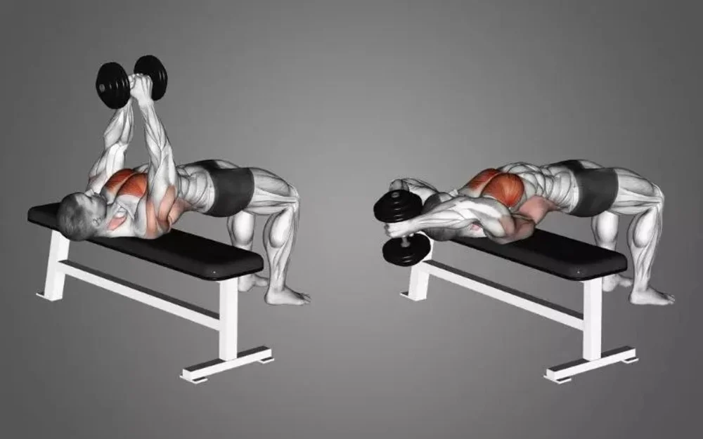 Dumbbell Pullover (Kéo tạ qua đầu)