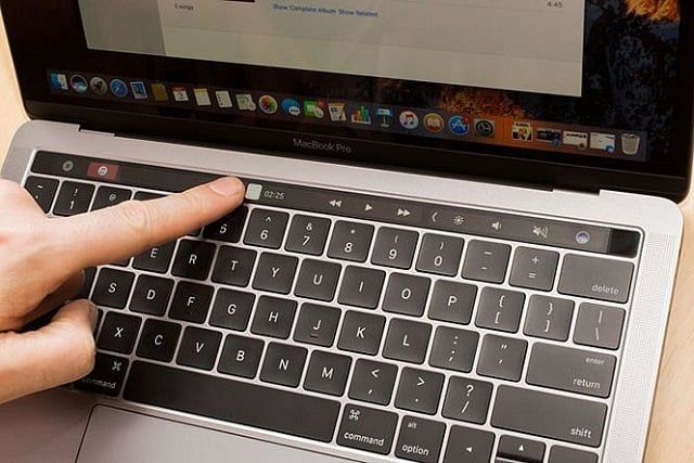 Chụp màn hình với Touch Bar (MacBook Pro)