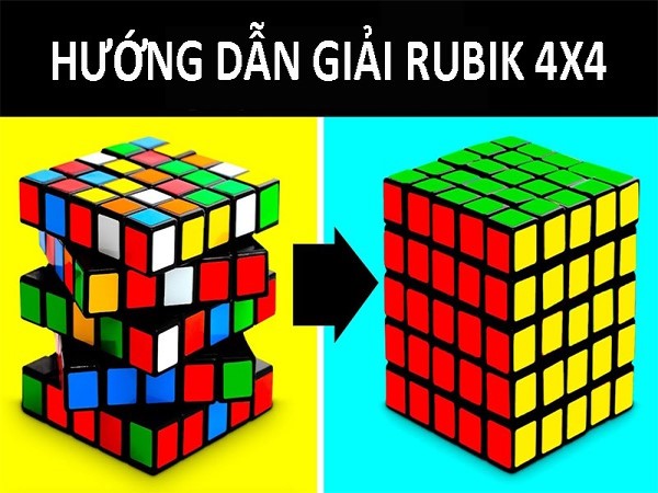 Cách giải rubik 4x4 cho người mới chơi hướng dẫn chi tiết